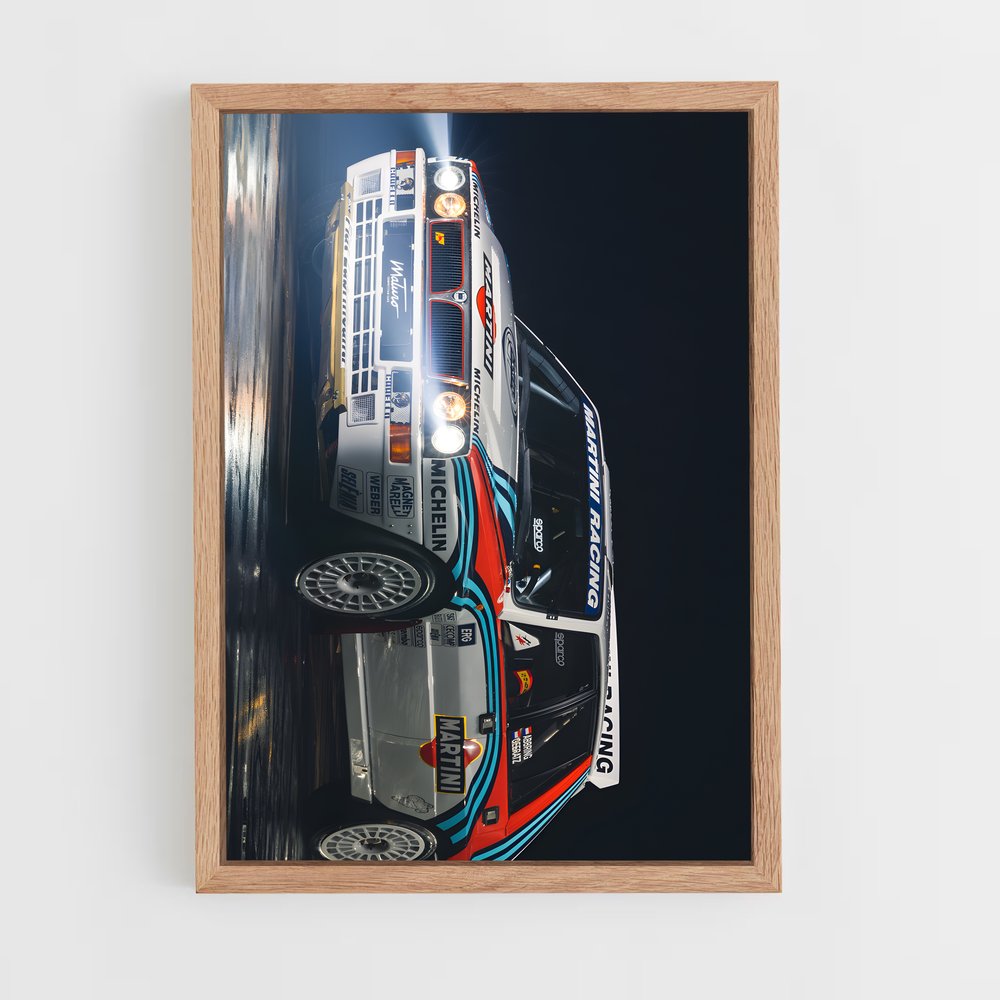 Poster Night Drive Delta – affiche Lancia (vue 4)